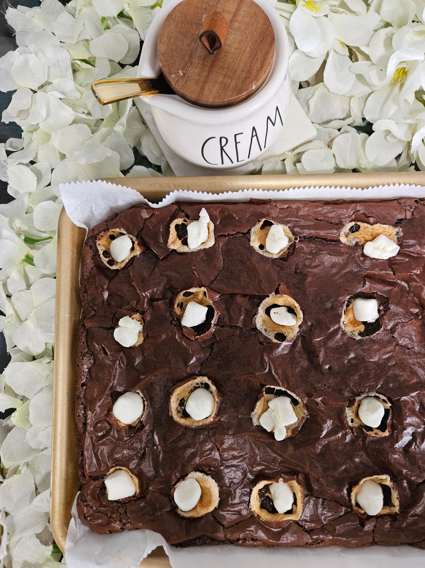 Brownie de Malvaviscos