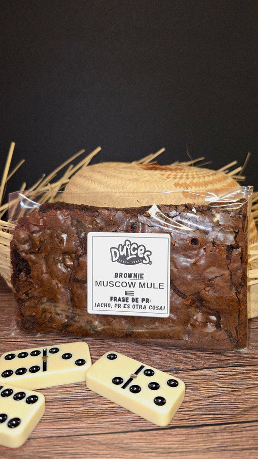 Brownie de Moscow Mule