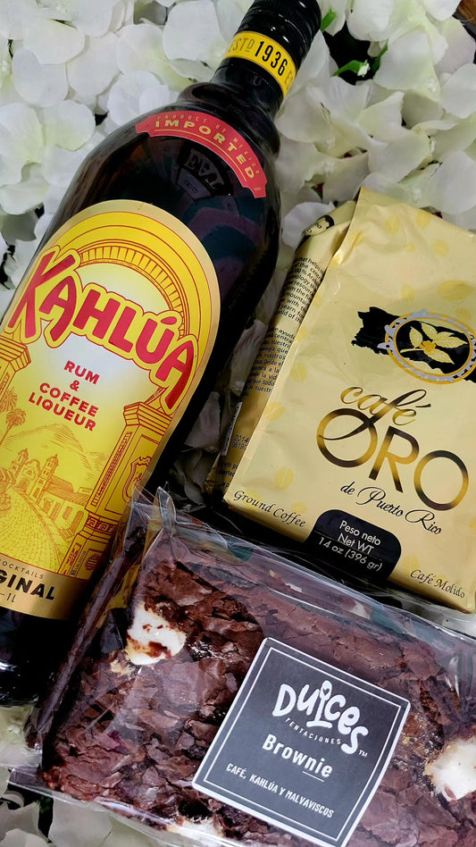 Brownie de Café con Kahlúa