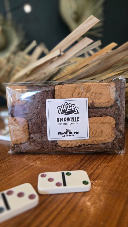 Brownie de Galletas Biscoff